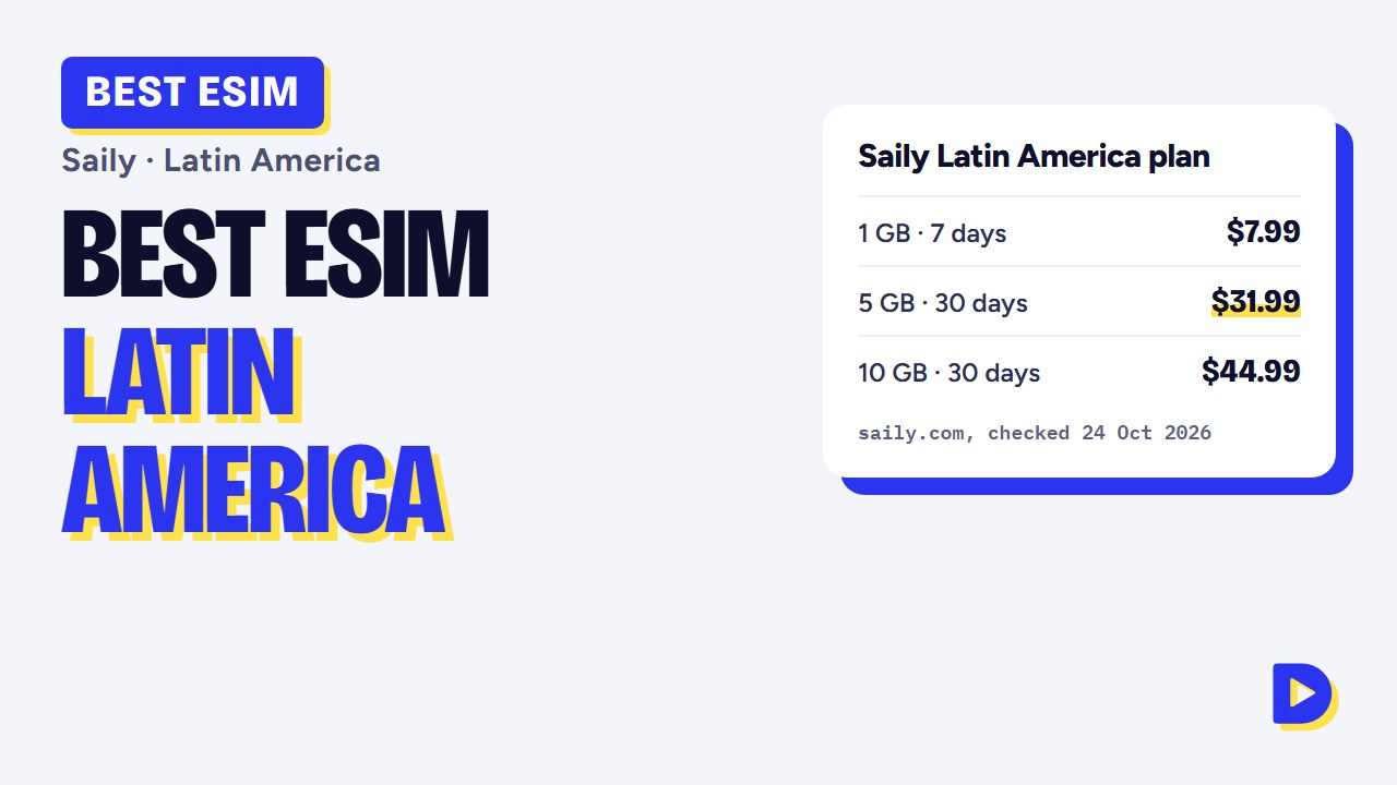 Best eSIM for Latin America 2026: One Saily eSIM for 12 Countries