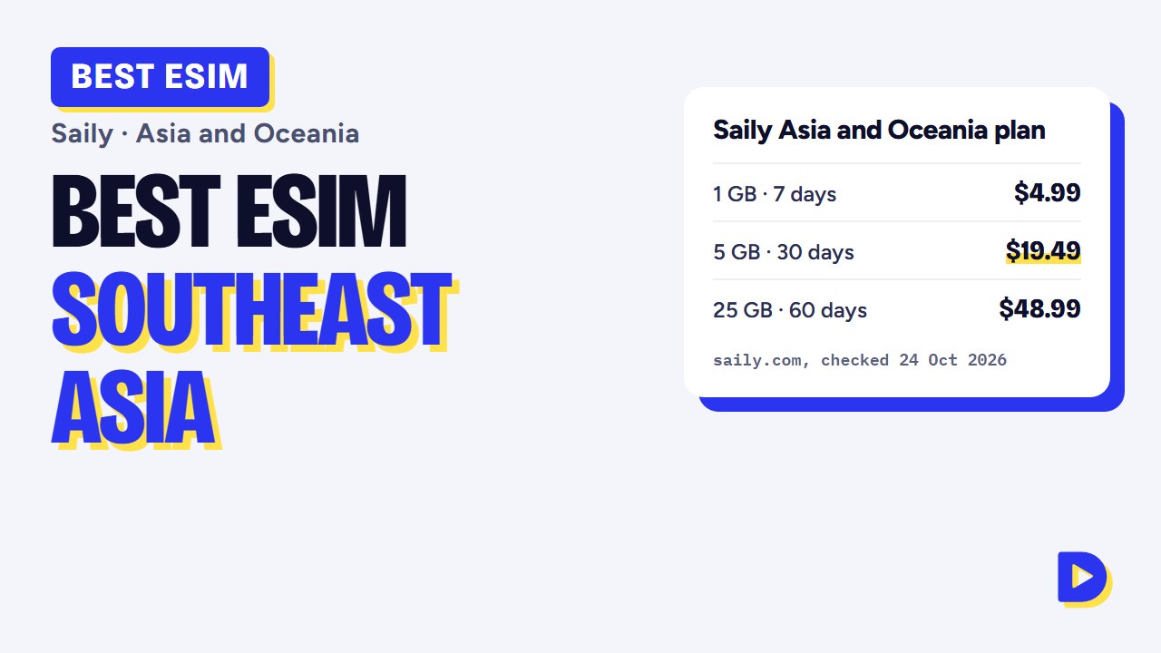 Best eSIM for Southeast Asia 2026: One Saily eSIM for Thailand, Vietnam, Singapore & More