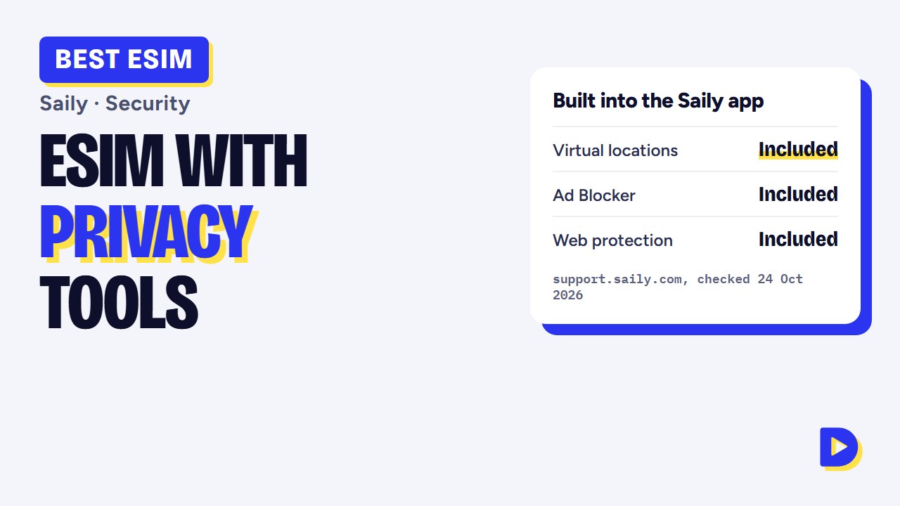 Best eSIM With Privacy Features 2026: Saily’s Built-In Security Tools