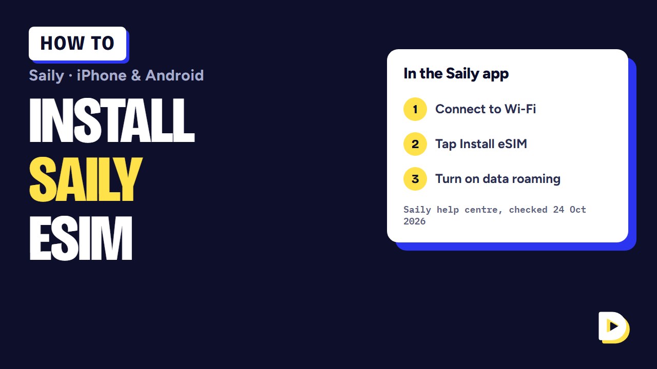 How to Install Saily eSIM on iPhone and Android (Step-by-Step Guide 2026)