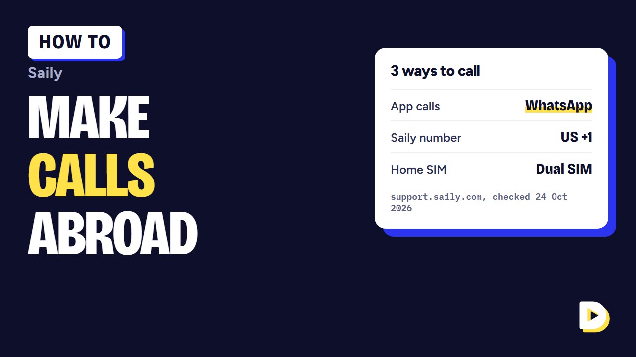 How to Make Calls With Saily eSIM: WhatsApp, Phone Number & Regular Calls