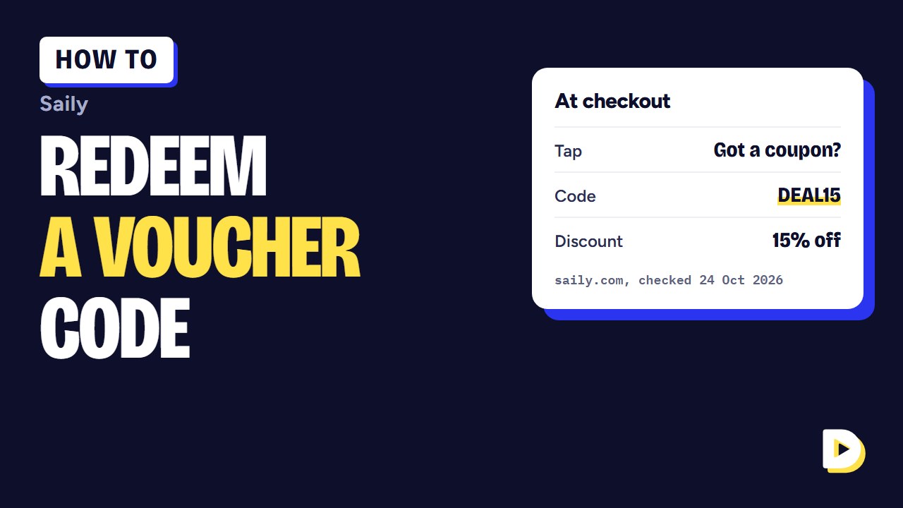 How to Use a Saily Gift Card, Voucher or Coupon Code