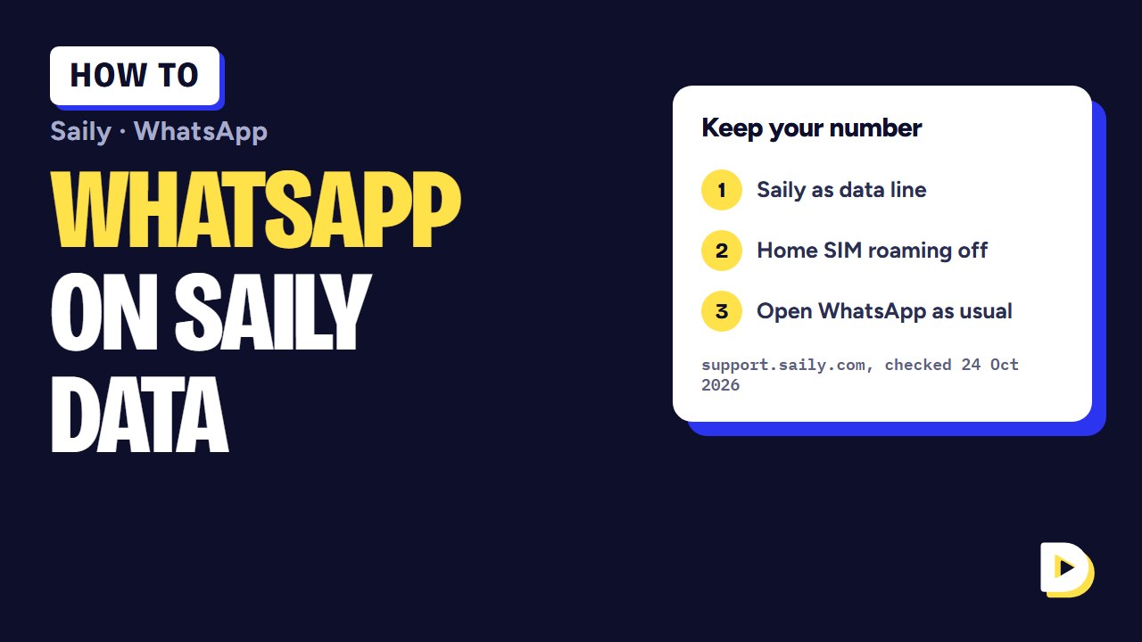 How to Use Saily eSIM for WhatsApp (Keep Your Number Abroad)